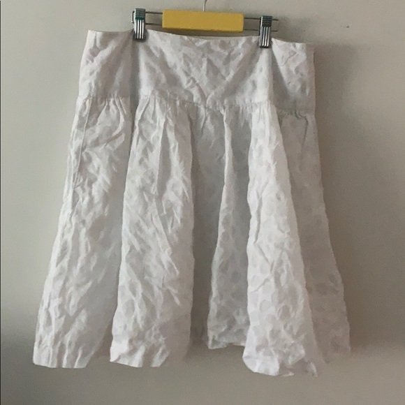 Club Monaco side zip white skirt - Picture 1 of 2